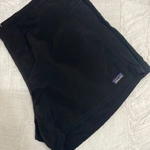 black Patagonia shorts